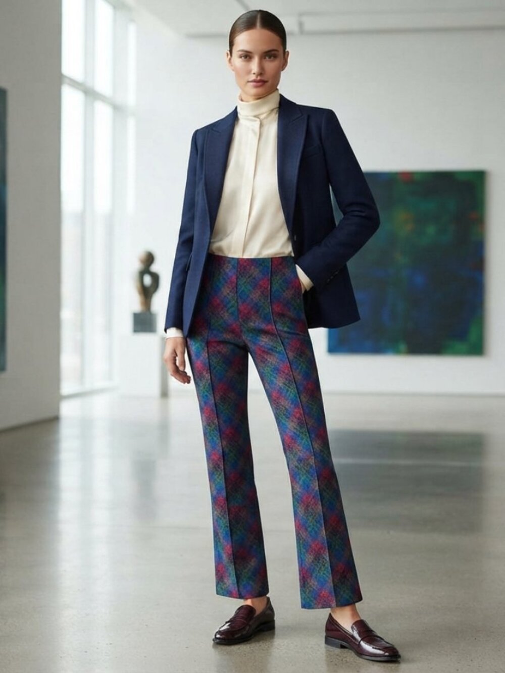 Anthropologie Maeve “The Margot” plaid pants · size XS